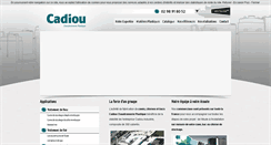 Desktop Screenshot of cadiou-chaudronnerie-plastique.com
